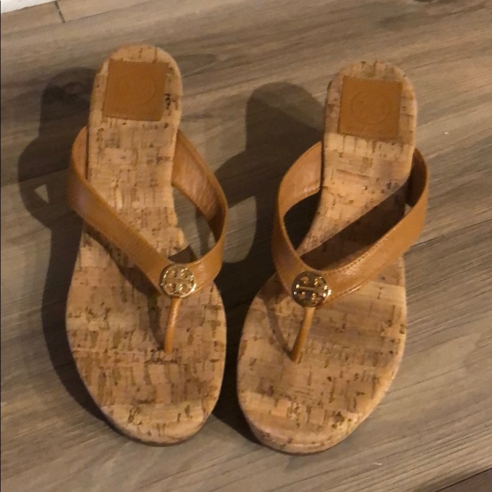 Tory Burch platform sandals. Size 9.